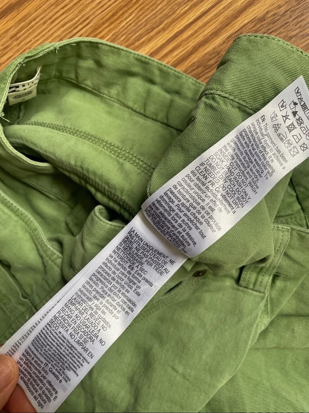 Billabong Walk Along Wide Leg Cargo Pants Green Sz M - Picture 9 of 14